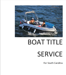 Save time and money. Buy the Boat Title Service for South Carolina e-book. Instant download. Get your Boat title now.